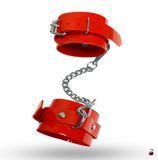 Аксесуари BDSM Feral Feelings Hand Restraints, коралово-червоні, колір Red SO9299 фото
