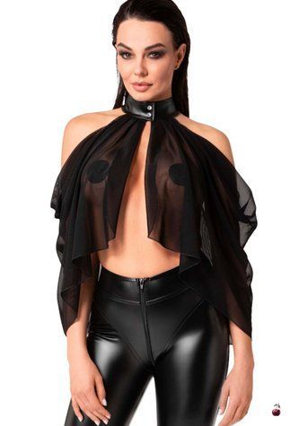 Пеньюар Noir Handmade F349 Tulle bolero, S SX1983 фото