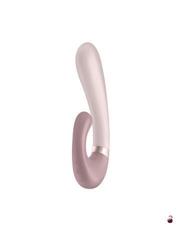 Смарт вібратор-кролик Satisfyer Heat Wave з підігрівом, режимів вібрації, керування зі смартфону SO6096-R фото