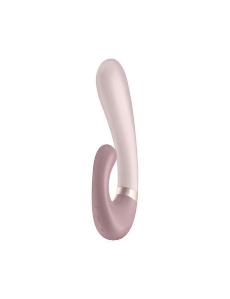 Смарт вібратор-кролик Satisfyer Heat Wave з підігрівом, режимів вібрації, керування зі смартфону SO6096-R фото