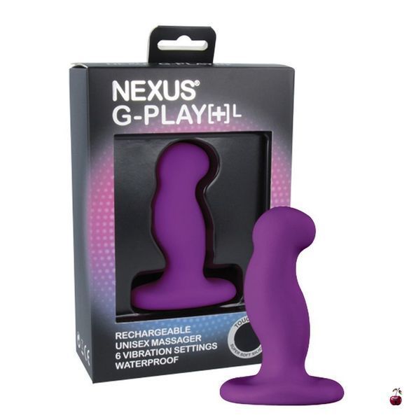 Масажер простати Nexus G-Play Plus L Purple, медичний силікон GPL002 фото