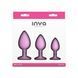Набір анальних пробок NS Novelties INYA - Triple Ace Kit - Blush SX4350 фото 8