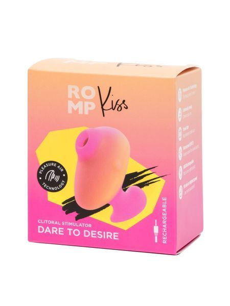 Вібратори ROMP Kiss, кліторальний вібратор з вакуумно-пульсуючою стимуляцією RPKS1SGZ фото
