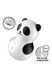 Вібратор Satisfyer Pocket Panda з повітряними імпульсами, силіконовий SAT360631 фото 2