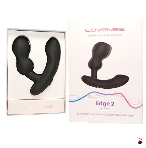 Смарт-масажер простати Lovense Edge 2, з подвійною вібрацією та керуванням зі смартфона SO4564 фото