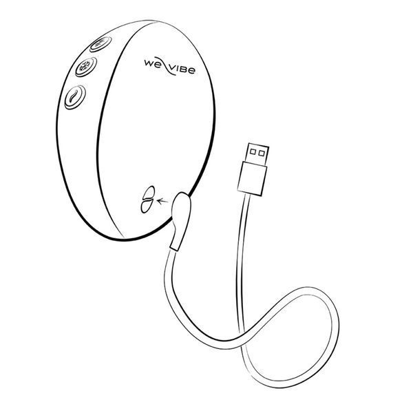 Кліторальний вібратор We-Vibe Temp Tangerine з функцією нагрівання та охолодження, помаранчевий SNHS1SGA фото