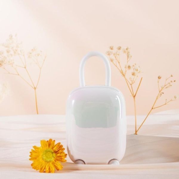 Віброяйце та вакуумний стимулятор для клітора 2 в1 BeYourLover Magic Suitcase в зарядному кейсі, білий BYL1390438 фото