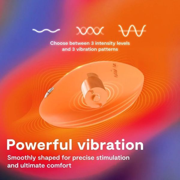 Кліторальний вібратор We-Vibe Temp Tangerine з функцією нагрівання та охолодження, помаранчевий SNHS1SGA фото