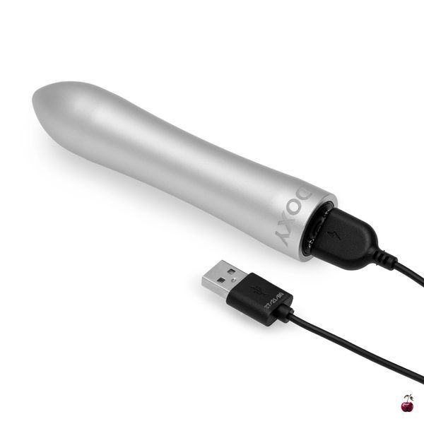 Вібратори Doxy Silver Silver, ультрагладенька віброкуля у металевому кейсі SO8029 фото