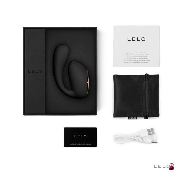 Вібратор для пар Lelo Ida Wave Black SO8076 фото
