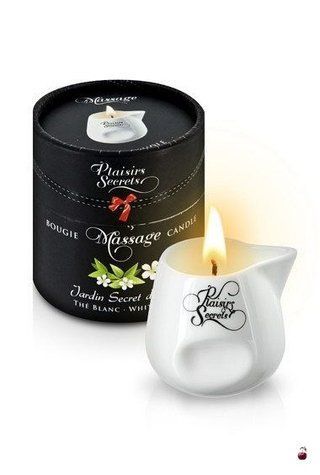 Масажні олії та лосьйони Plaisirs Secrets White Tea у керамічній посудині, 80 мл SO1858 фото