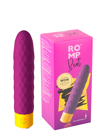 Вібратори ROMP Beat, високоякісний силікон, 10 режимів вібрації W44070 фото