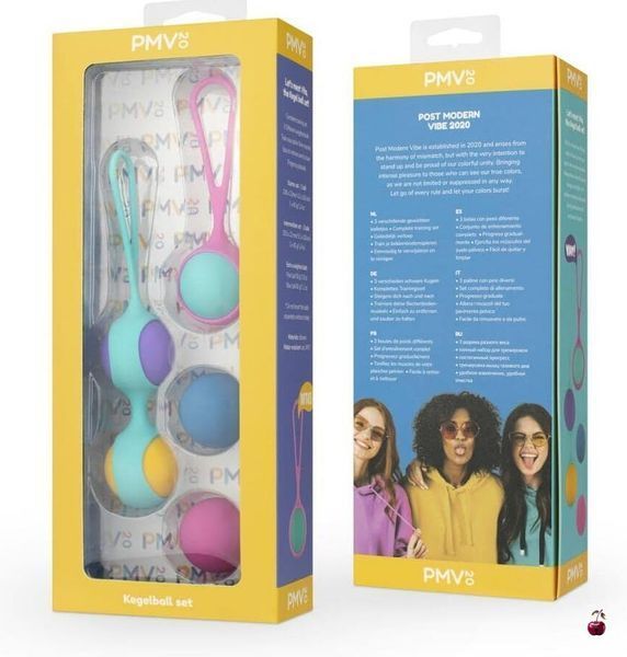 Вагінальні кульки PMV20 Vita Kegel Ball Set, силікон, 40-60 г SO8896 фото