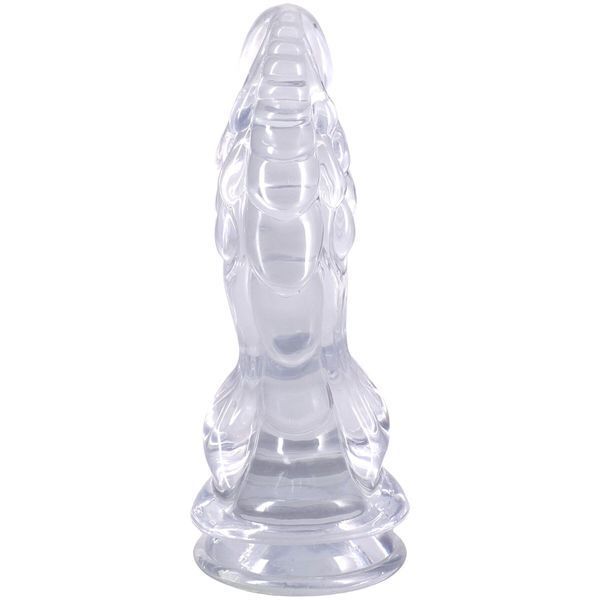 Фалоімітатор Doc Johnson Crystal Jellies Invader Dong 8.5 Inch Clear SX4432 фото