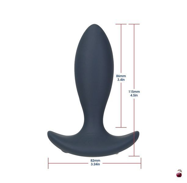 Анальна пробка з пульсацією Lux Active Throb 4.5" Anal Pulsating Massager, силікон SO5571 фото