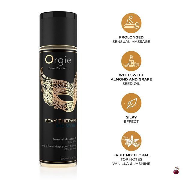 Масажна олія Orgie Sexy Therapy The Secret (200 мл), гібридна SX1546 фото