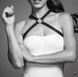 Портупея Bijoux Indiscrets Maze Cross Chest Harness, чорна SO6635 фото 2