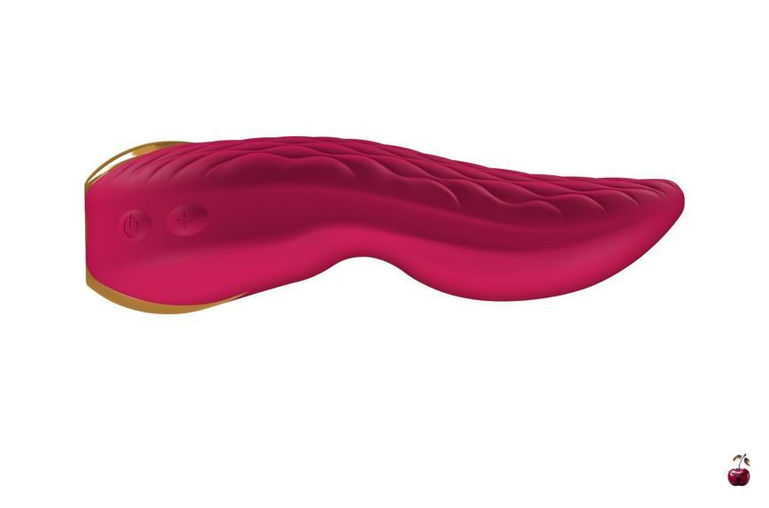 Вібромасажер для клітора Shunga Aiko Raspberry, силікон SO6900 фото