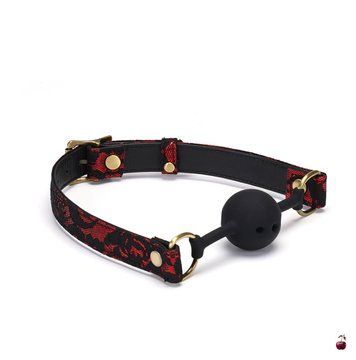 Кляп Liebe Seele Victorian Garden Ball Gag, темно-червоний SO9470 фото