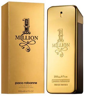 Paco Rabanne 1 Million 200 мл туалетна вода для чоловіків 11130 фото