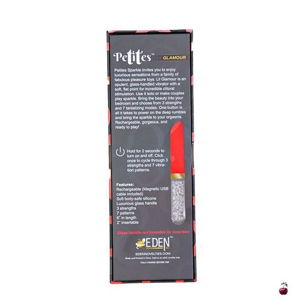 Вібратори BMS Petites Lil&rsquo; Bombshell Vibrator - Red, для чуттєвих насолод SX3161 фото