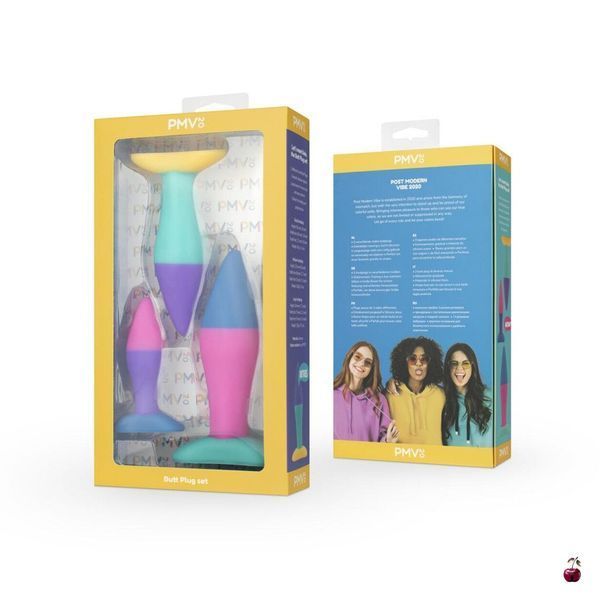 Анальні іграшки PMV20 Koda Butt Plug Set, силікон SO8897 фото