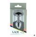 Металева анальна пробка Lux Active Rose Anal Plug Black з віброкулею в подарунок SO5572 фото 5