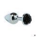 Металева анальна пробка Lux Active Rose Anal Plug Black з віброкулею в подарунок SO5572 фото 2
