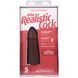 Фалоімітатор Doc Johnson The Realistic Cock ULTRASKYN 5 Inch Chocolate, реалістичний SX4484 фото 15