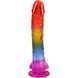 Фалоімітатор Doc Johnson Crystal Jellies 9.5 Inch - Rainbow SX4433 фото 8