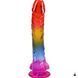 Фалоімітатор Doc Johnson Crystal Jellies 9.5 Inch - Rainbow SX4433 фото 7
