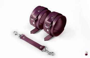 Фіксатор BDSM Feral Feelings Ankle Restraints, бургунді SO8259 фото
