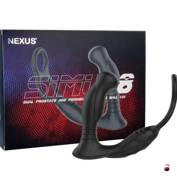 Анальні іграшки Nexus SIMUL8 Prostate Stimulator з ерекційним кільцем SO3067 фото