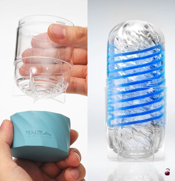 Мастурбатори Tenga Spinner DX 01 Drops, з пружною спіраллю, ніжний вплив SX2733 фото