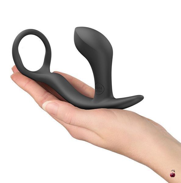 Анальна пробка з ерекційним кільцем Fun Factory BOOTIE RING Black SX3309-R фото