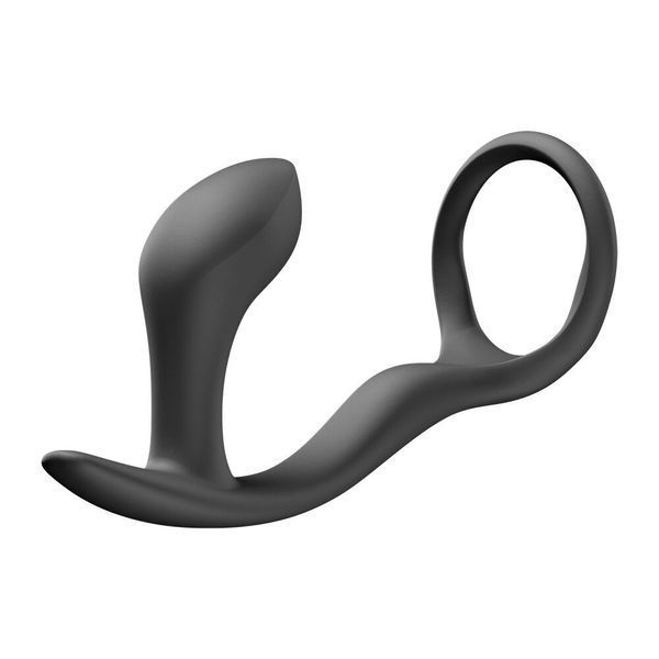 Анальна пробка з ерекційним кільцем Fun Factory BOOTIE RING Black SX3309-R фото