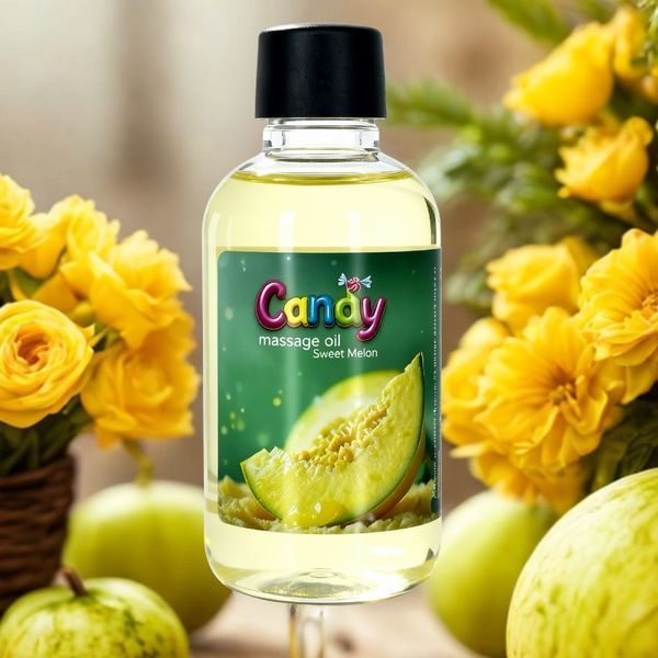 Масажна олія Candy Диня, 50 мл, для тіла та почуттів CN80450 фото