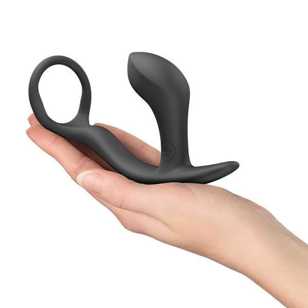 Анальна пробка з ерекційним кільцем Fun Factory BOOTIE RING Black SX3309-R фото