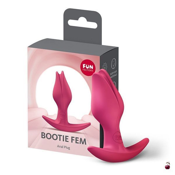 Анальна пробка Fun Factory BOOTIE FEM Raspberry, медичний силікон SX3694 фото