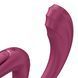 Вагінально-кліторальний вібратор Satisfyer G for Goddess 3 Wine Red SX3831 фото 4