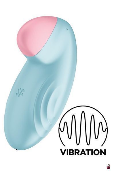 Кліторальний вібратор Satisfyer Tropical Tip Light Blue SO7142 фото