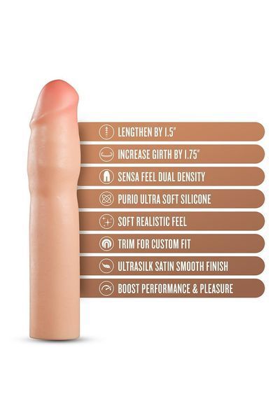 Насадка на пеніс Blush Performance Plus Resilience, бежева BL332094 фото