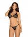 Комплект з ланцюжками Obsessive Pantheria 2-pcs set black S/M 411110 фото 1