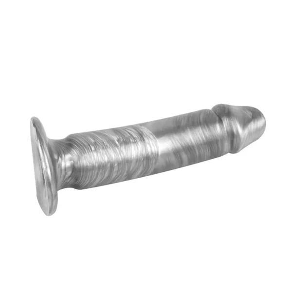 Фалоімітатор на присосці реалістичний Chisa Dark Muscle PHUT Dong, сріблястий 901408 /CN-711490140 фото