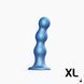 Strap-On-Me Dildo Plug Balls Blue Metallic XL SO8997 фото 1