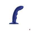 Strap-On-Me TAPPING DILDO WAVE Night Blue, М, подвійна пульсація