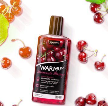 Їстівне масажне масло Joy Division WARMup Cherry, 150 мл DJ14324 фото