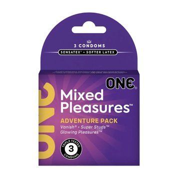 Презервативи ONE Mixed Pleasure, 3 шт 110106C фото