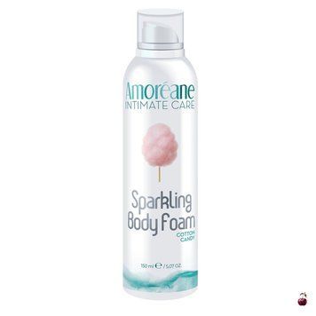 Масажна піна Amoreane Sparkling Body Foam Cotton Candy, 150 мл, масажні масла та лосьйони SX3960 фото