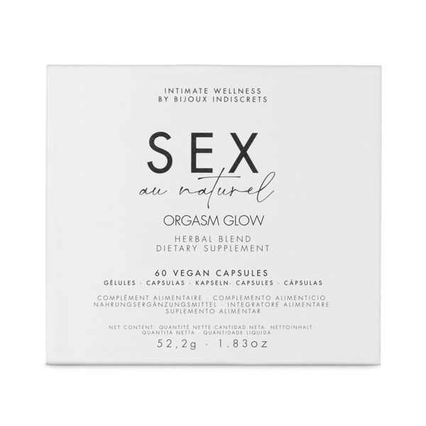 Стимулювальні засоби та пролонгатори Orgasm Glow Sex au Naturel від Bijoux Indiscrets, натуральний склад В0356 фото